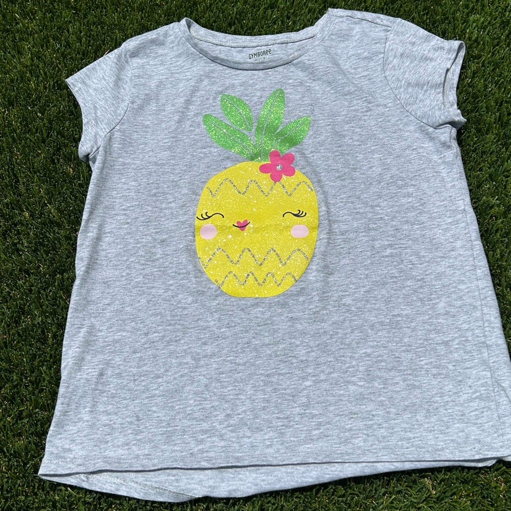 Glitter Pineapple T Shirt